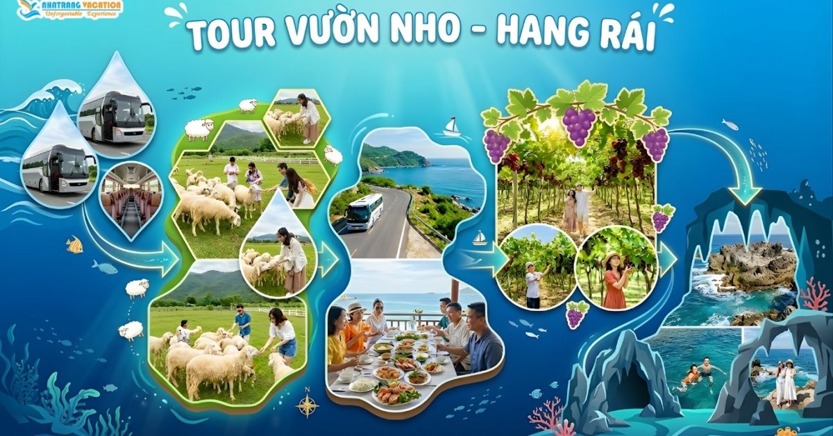 tour vuon nho hang rai